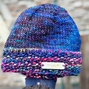 Vibrant Multicolor Knit Beanie